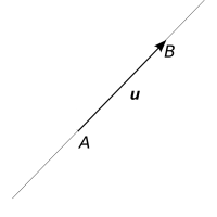 Obr. 3.1: Směrový vektor