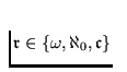 $\mathfrak r \in \{\omega, \aleph_0, \mathfrak c\}$